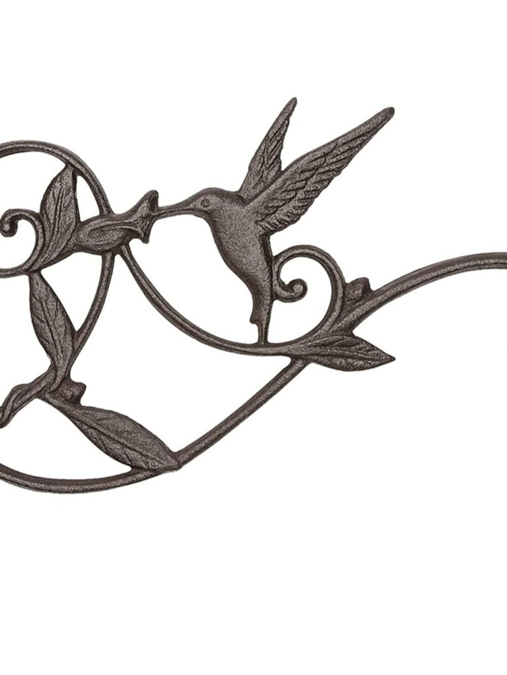 Plant Hangers Outdoor, Iron Decorative Hummingbird Feeder Bracket